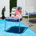 thumbnail image 4 of Classic Accessories  19 x 19 x 5 in. Thick Patio Chair Cushions, Ikat Island - Pack of 2, 4 of 6