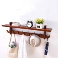 thumbnail image 4 of Paquete de 10 ganchos rústicos para abrigos montados en la pared, ganchos dobles resistentes, ganchos retro para batas dobles, ganchos de utilidad con tornillos para colgar abrigos, bolsos, sombreros, toallas, tazas, llaves Vhermosa OTTO-221098-3, 4 of 6
