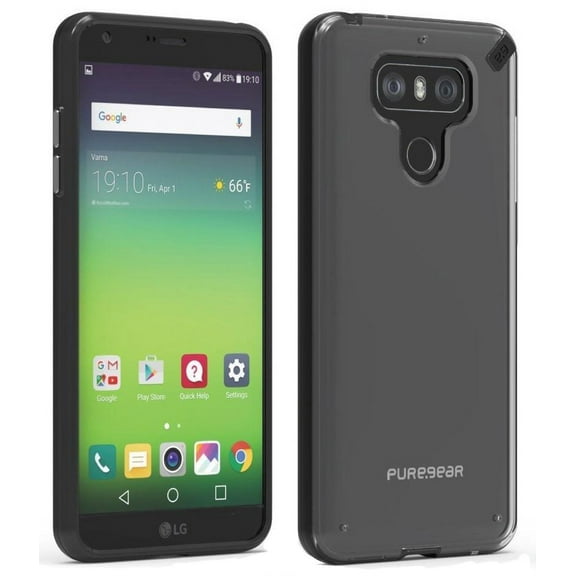 PureGear Slim Shell For Lg G6 - Clear/Black