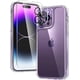 thumbnail image 2 of TAURI Funda para iPhone 14 Pro Max, [5 en 1] 1 funda transparente [no amarillenta] con 2 protectores de pantalla de vidrio templado + 2 protectores de lente de cámara, [protección contra caídas de gra, 2 of 4