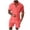 Hot Pink, variant on Mens Shorts Set 2 Piece Men's Polo Shirts Short Sleeve & Shorts Mens Summer Outfits Beach Shorts Men Clothing