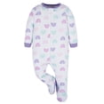 thumbnail image 3 of Pijamas enterizos con pies para bebé niña Onesies Brand, paquete de 4, talla 3-6 meses, 3 of 7