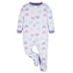 thumbnail image 3 of Pijamas enterizos con pies para bebés niñas Onesies Brand, paquete de 4, talla 0-3 meses, 3 of 7