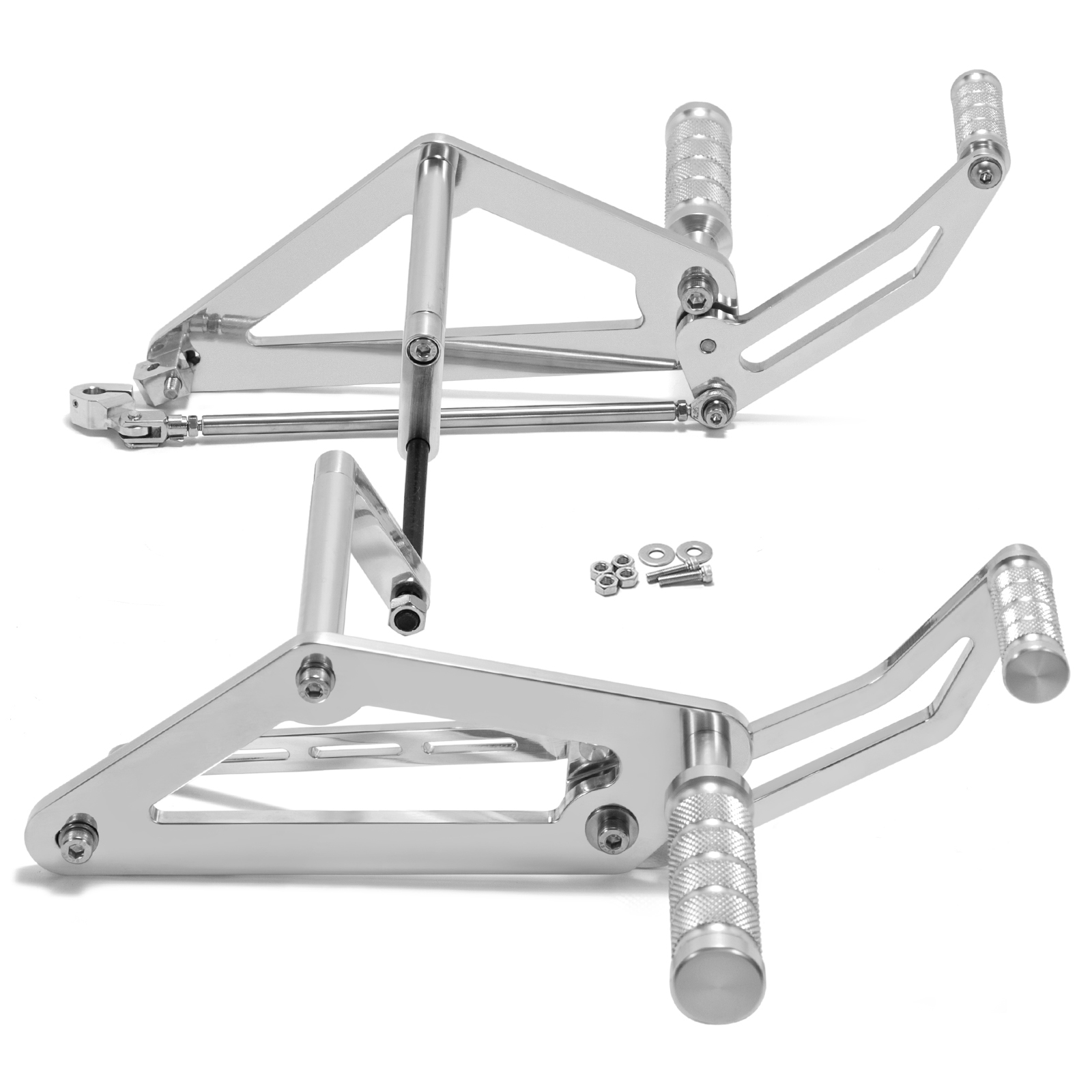 25.4cm Forward Controls Foot Pegs for Suzuki VS800 VS750 Intruder 800 750 Polished