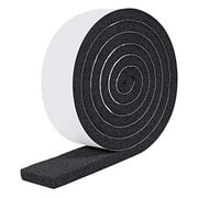MAGZO Window AC Foam Seal Tape, 2 Inch Wide X 1/2 Inch Thick Open-Cell Adhesive Foam Tape, High Resilience Foam Insulation Tape Total 6.5 Feet 6.5ft x 1 Roll