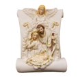 thumbnail image 1 of 7.5" Holy Family With Angel Scroll Art Work, 1 of 1