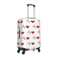 thumbnail image 3 of Balery Heartbeat Symbol Luggage Cover Protector, Scratch And Dirt Resistant, Fits 18-32 Inch Luggage(excluding luggage) - Large, 3 of 9