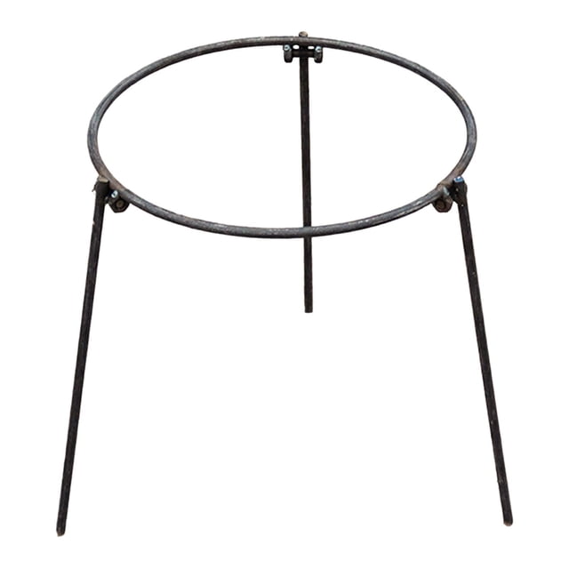 Ethern Campfire Tripod Folding Camping Grill Multipurpose Cookware Bracket Pan Pot Rack 34cm Single Ring