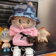 thumbnail image 5 of 10/19 cm Solo ropa Lulu Pig Retro Teddy Vinilo Labubu Bolsa colgante Muñeca linda Ropa de vestir Versión coleccionada Regalo Juguete, 5 of 5