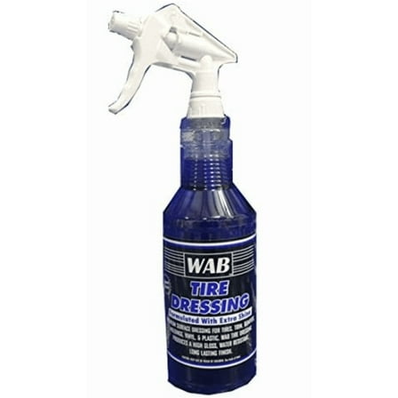 WAB 12 Tire Dressing Quart - OEM Solvent-Based High Gloss for Tires Bumpers Vinyl Trucks