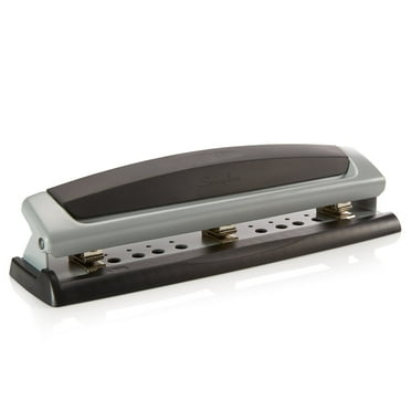 Swingline Precision Pro Desktop Punch, 2-3 Holes, Adjustable Centers, 10 Sheets