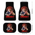 thumbnail image 2 of Chucky Horror Movie Car Floor Mats 4PC Set Anti Skid Vehicle Floor Mat Car Carpet for Front Rear Seats Universal Auto Interior Accessories, 2 of 8