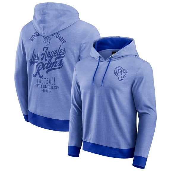 Men's Darius Rucker Collection by Fanatics Royal Los Angeles Rams Tonal Knit Pullover Hoodie