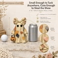 thumbnail image 4 of Clearance! Halloween Decorations Ghost Figurine, 3.94 Inch Cute Ghost Statue with Floral Bow, Fall Farmhouse Tiered Tray Decor for Home Shelf, Cozy Autumn Harvest Halloween Thanksgiving Holiday, 4 of 7