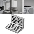 thumbnail image 4 of Corner Stainless Steel Side Drain Pipe, L-shaped Right Angle Side Filter, Home Hardware Wall Side Floor Drain, 4 of 7