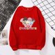 thumbnail image 1 of BTS De Dibujos Animados De Las Mujeres Sudadera Con Capucha Streetwear Personaje Lindo Ketong Impresión Casual Cuello Redondo Toppangjing, 1 of 4