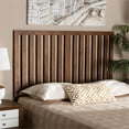 thumbnail image 3 of Oren Modern and Transitional Ash Walnut Finished Wood Queen Size Headboard, 3 of 8