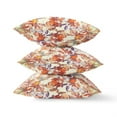thumbnail image 2 of Watercolor Lilac Bulb Indoor/Outdoor Pillow with Removable Cover in Red Peach Cream16x16, 2 of 5