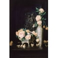thumbnail image 2 of Weir, J Alden 17x24 White Modern Wood Framed Museum Art Print Titled - Roses, 2 of 4