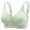 Green, variant on Front Button Wireless Bras for Women Plus Size, Soft Support Sleeveless Comfortable Daily Underwear