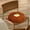 Brown, variant on HOARBOEG Pumpkin Shaped Cushion Pillow, Soft Flock Throw Pillow for Couch, Bed, Tatami, Window Seat - Decorative Lumbar & Back Support Cushions, Gift, 17.7*17.7in