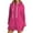 Hot Pink, variant on Women's Drop Shoulder Solid Color Hooded Sweatshirt with Side Pockets and Side Slits, Soft Breathable Long Sleeve Casual Pullover for Winter, Daily Wear and Street Fashion Beige L