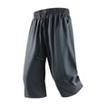 thumbnail image 6 of Eagokdc Sweat Capris Men Cotton Casual Drawstring Elastic Waist Loose Big And Tall Capri With Pockets Size XL-5XL, 6 of 8