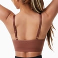 thumbnail image 5 of Wensltd Women Back Closure Sports Bras for Running Yoga Fitness Back Design Solid Color Breathable Full Support Daily Comfort Bras, 5 of 8