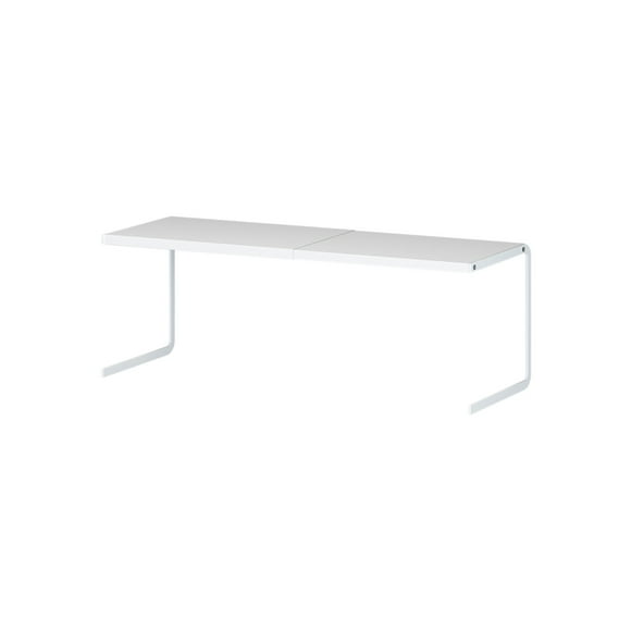 Expandable Under-Sink Organizer - Retractable Metal Cabinet Shelf for Pots/Spices, Kitchen Storage Solution