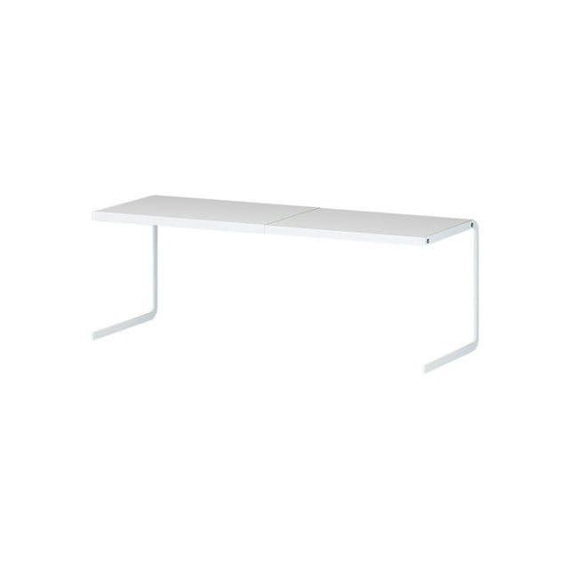 Expandable Under-Sink Organizer - Retractable Metal Cabinet Shelf for Pots/Spices, Kitchen Storage Solution