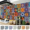 thumbnail image 1 of CUH Moroccan Peel and Stick Kitchen Backsplash Tiles Wall Stickers, 1 of 9