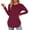 Hot Pink, variant on Women's Tunic Tops Crew Neck Long Sleeve Side Split Curved Hem Plaid T Shirts Casual Loose Tee Blouses(Gold,Medium)
