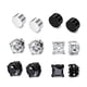 thumbnail image 4 of 2 Pzs Set De Aretes Magnéticos De Imán Fuerte Para Hombres Pendientes De Cruz Falsos Sin Piercing Para Novio, 4 of 4