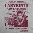 thumbnail image 2 of Mens Funny T Shirts The Goblin Kings Labyrinth Adventures Jim Henson's Movie Tee For Men Graphic Tees, 2 of 9