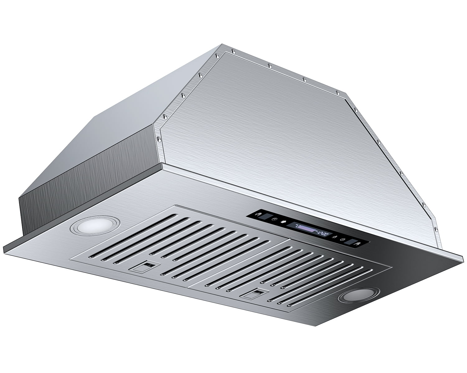 TABU 30 inch Under Cabinet Range Hood, 900 CFM Built-in Range Hood with 4 Speeds,Led Light,Stainless Steel