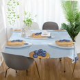 thumbnail image 3 of Yayeee Tablecloths 60" x 90" Rectangle Wrinkle Resistant Party Table Cover, Blueberry Pancake Pattern, 3 of 8