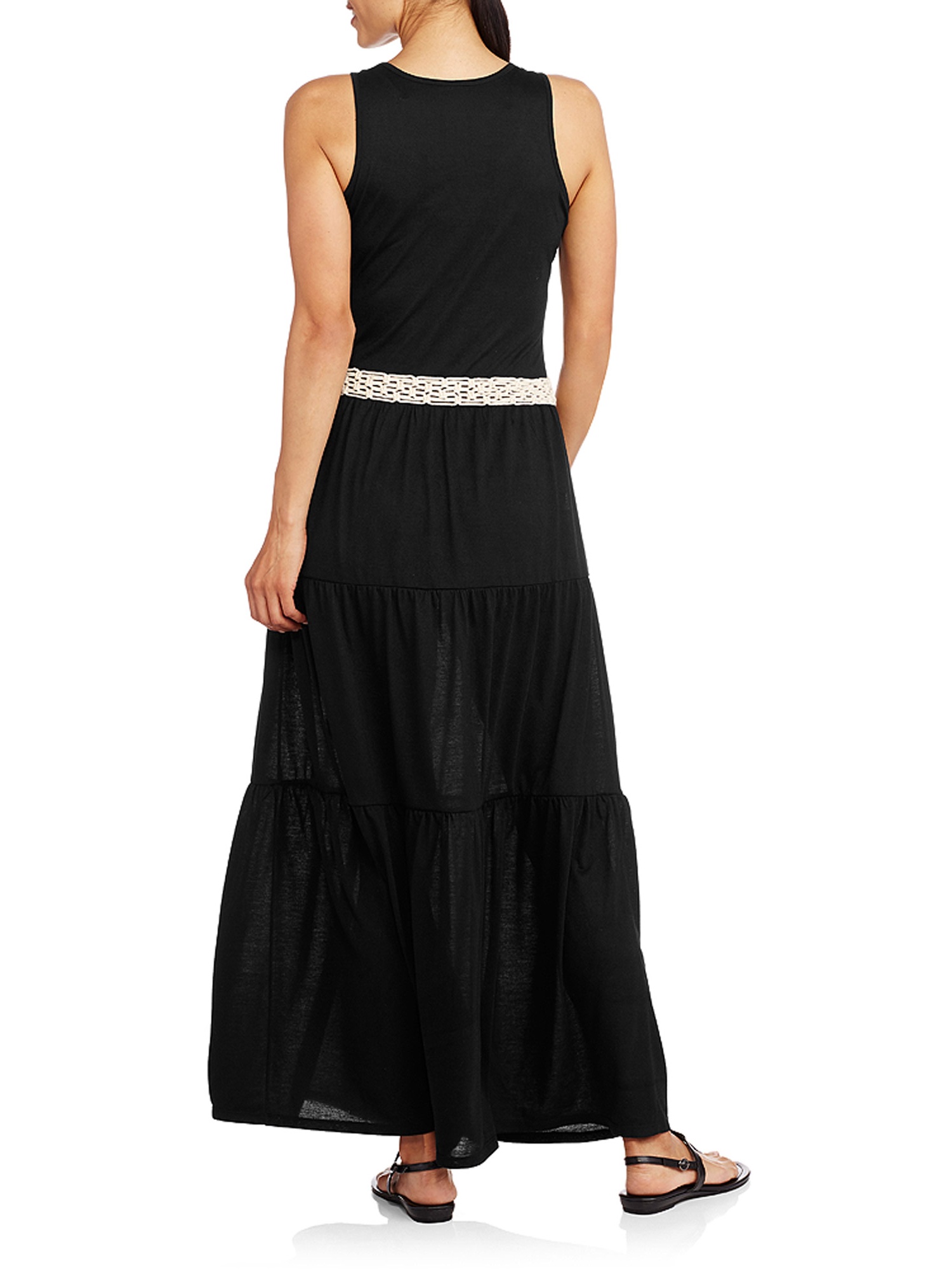 Women's Belted Maxi Dress - image 2 of 2