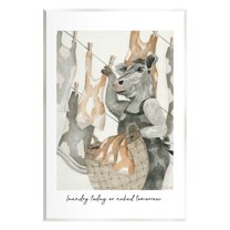 Stupell Industries Funny Cow Laundry Phrase Animals & Insects Painting Unframed Art Print Wall Art, 10 x 15