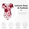 thumbnail image 6 of The Xecao Rose Women's Crew Neck Body Suit, a short-sleeved bodysuit and basic swimsuit, both comfort and style for dating and daily life, 6 of 9