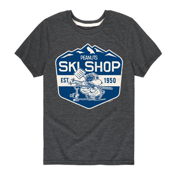 Snoopy and Woodstock Ski Shop - Toddler And Youth Short Sleeve Graphic T-Shirt