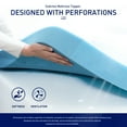 thumbnail image 2 of Subrtex 2,3, or 4 inches Gel-Infused Memory Foam Bed Mattress Topper, 2 of 7
