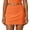 Orange, variant on Likimi Womens Yoga Skirt Casual High Waisted Solid Color Stretchable Tennis Skirt Black Size L