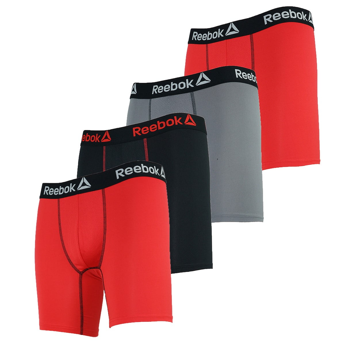 4 pack of reebok men's performance shorts
