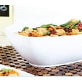 thumbnail image 3 of VeZee's White 80oz Oval Shaped Disposable Plastic Serving Luau Bowls to serve Salad, Snack and Food in Elegant Parties , Hotel & Restaurant. 6Ct, 3 of 5
