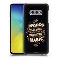 thumbnail image 1 of Head Case Designs Officially Licensed Harry Potter Deathly Hallows XIV Words Magic Dumbledore Quote Hard Back Case Compatible with Samsung Galaxy S10e, 1 of 7