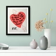 thumbnail image 2 of Designs ByLITA I Have So So So Much Love For You In My Heart That It Doesn't Fit, 8 x 10 Wall Print Inspirational (Unframed) | Love Retro Decoration, 2 of 5