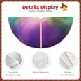 thumbnail image 3 of Fotbe Northern Lights Pattern Christmas Tree Skirt, Tree Skirts Plush Christmas Decorations, Christmas Tree Skirts Xmas Decorations Holiday Party Decor-30", 3 of 6