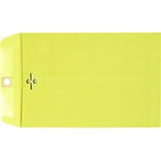 LUXPaper 10 x 13 Clasp Envelopes, Bright Lemon, 50/Pack