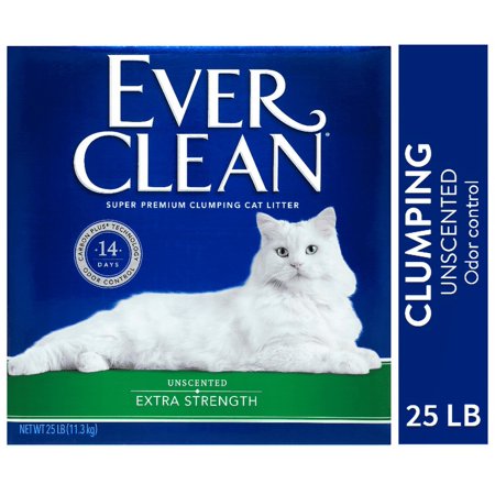 UPC: 0091854604179 | Ever Clean Extra Strength Unscented Odor Control Cat Litter  25 Lb Box