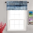 thumbnail image 2 of Valances Window Treatments Abstract Blue and Grey Art Window Valances 18x52 Inch Curtain Valances for Living Room Kitchen Bathroom, 2 of 6
